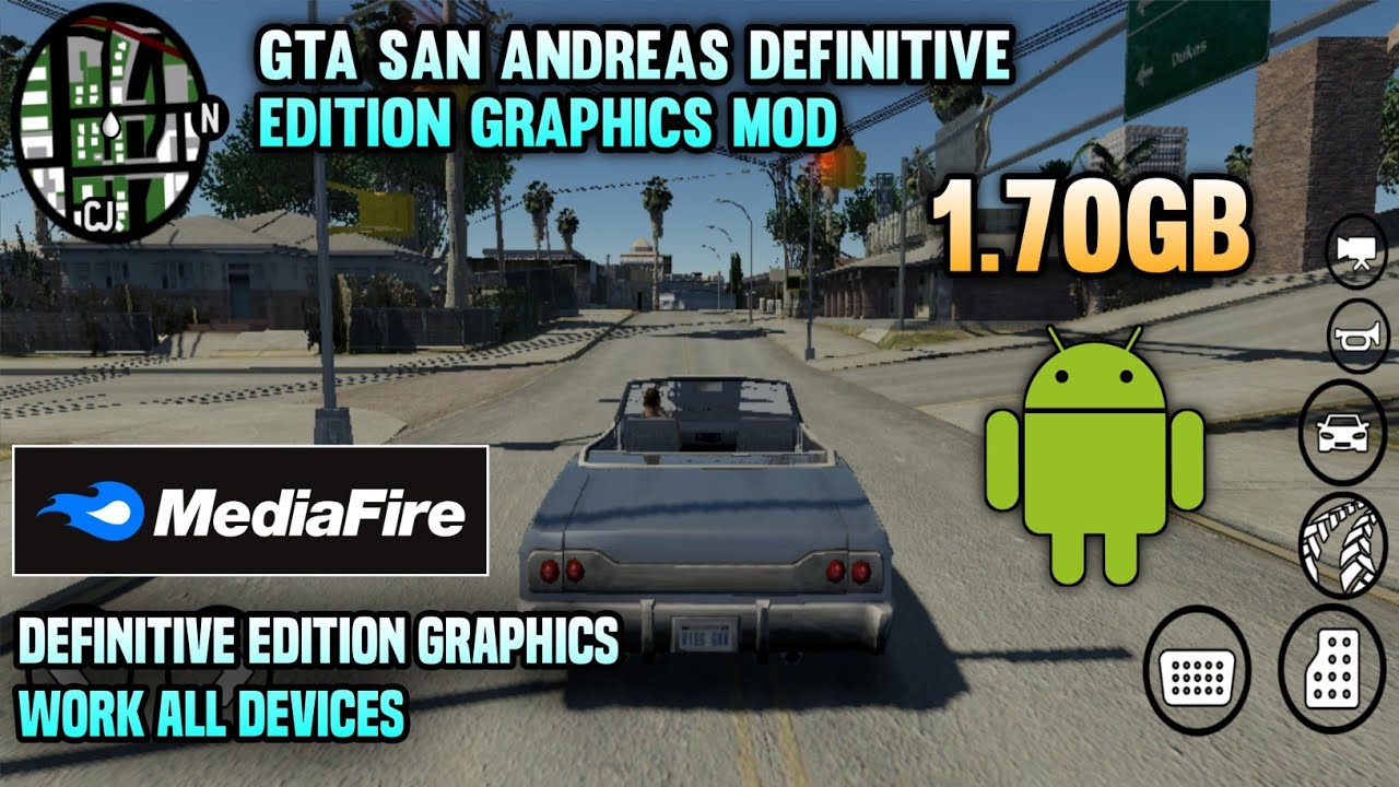 GTA San Andreas Definitive Edition Graphics Mod Android Download | GTA San Andreas Graphics Mod