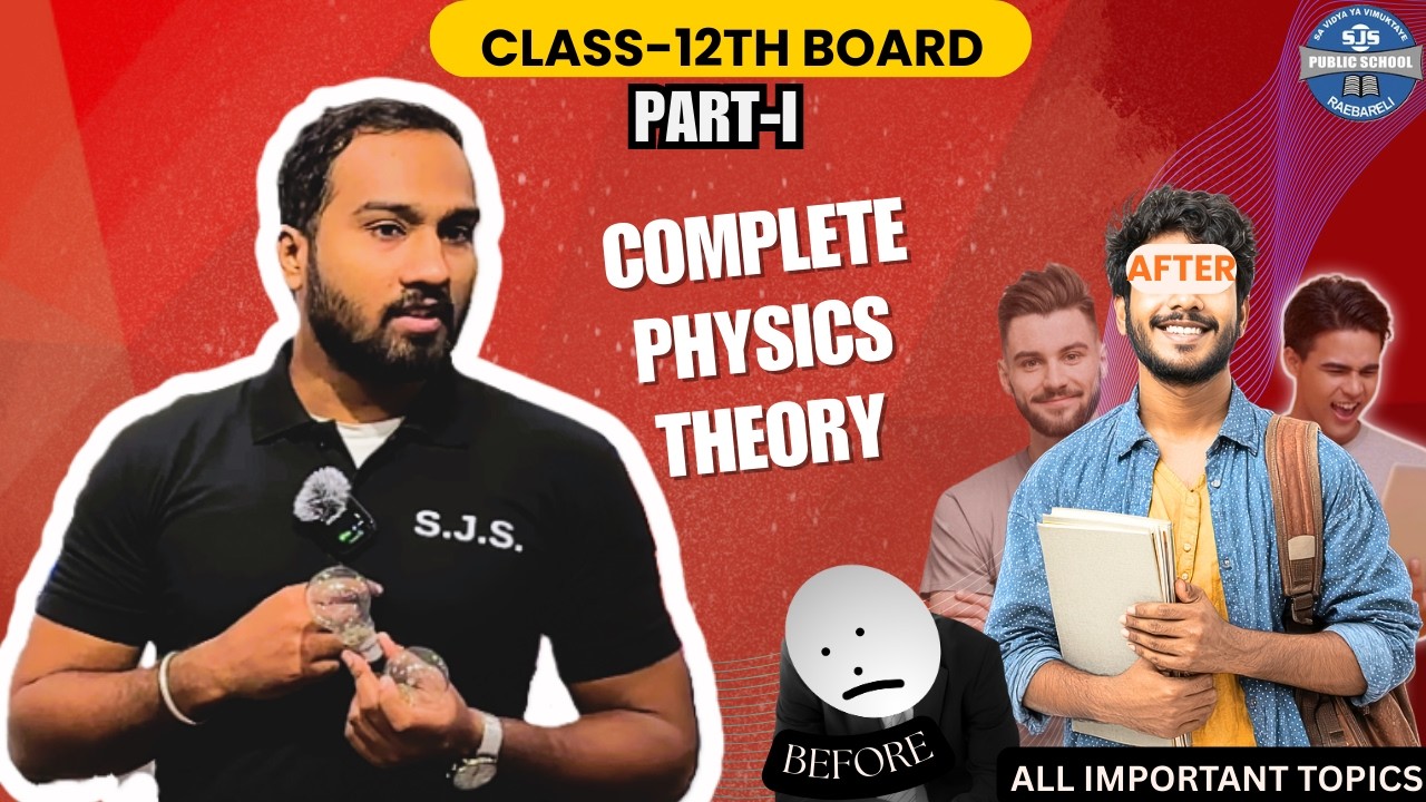 ⭐ PHYSICS VOLUME 1 – ALL IMPORTANT THEORIES 🔥 | Part 1 | CBSE 12 Boards