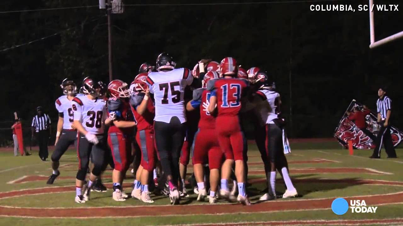 High school team helps teen fulfill his football dream
