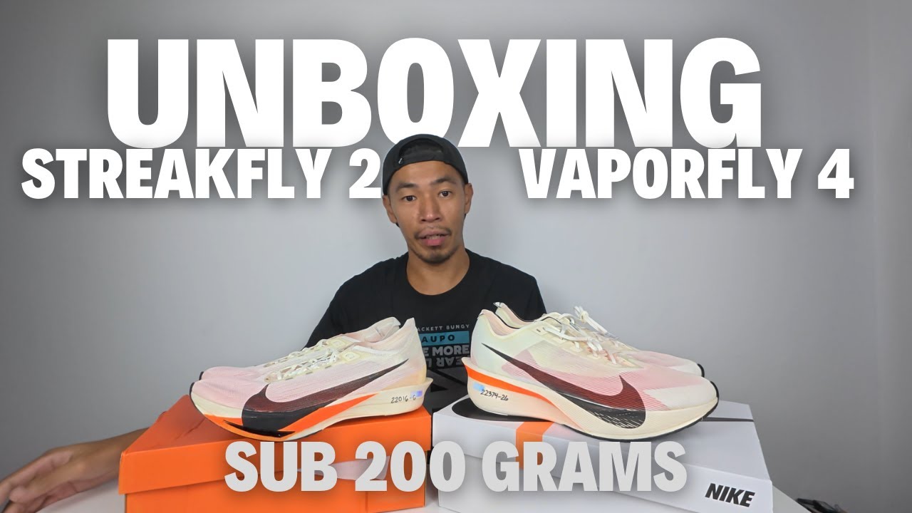 Unboxing Nike Vaporfly Next%4 & Streakfly 2