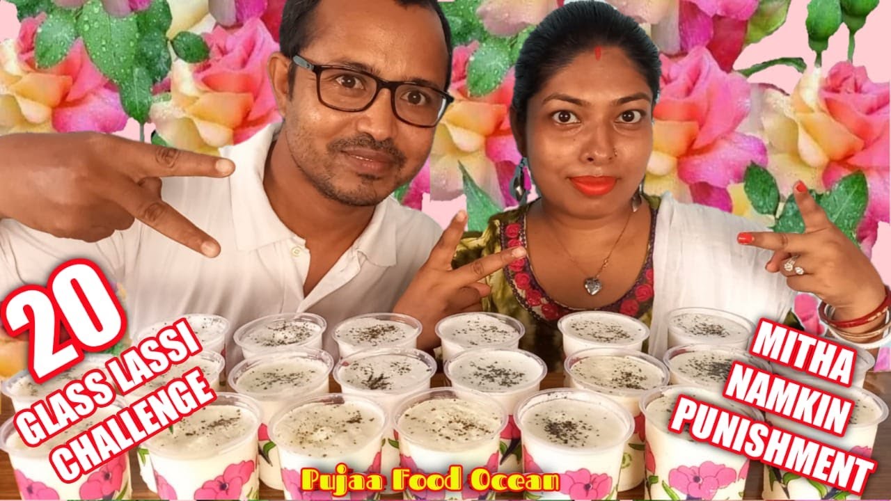 20 Glass Dahi Lassi Eating Challenge| Buttermilk Drinking Competition| Summer Special Lassi|