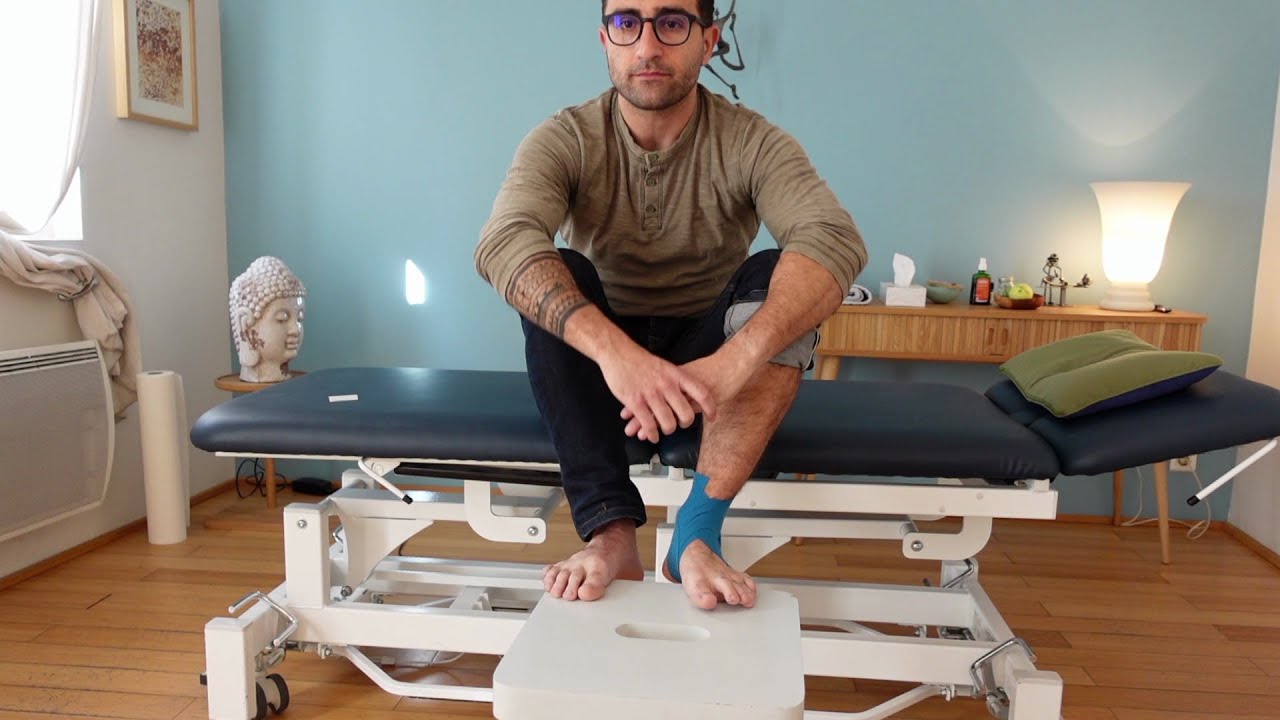 Taping entorse de cheville à faire soi même !