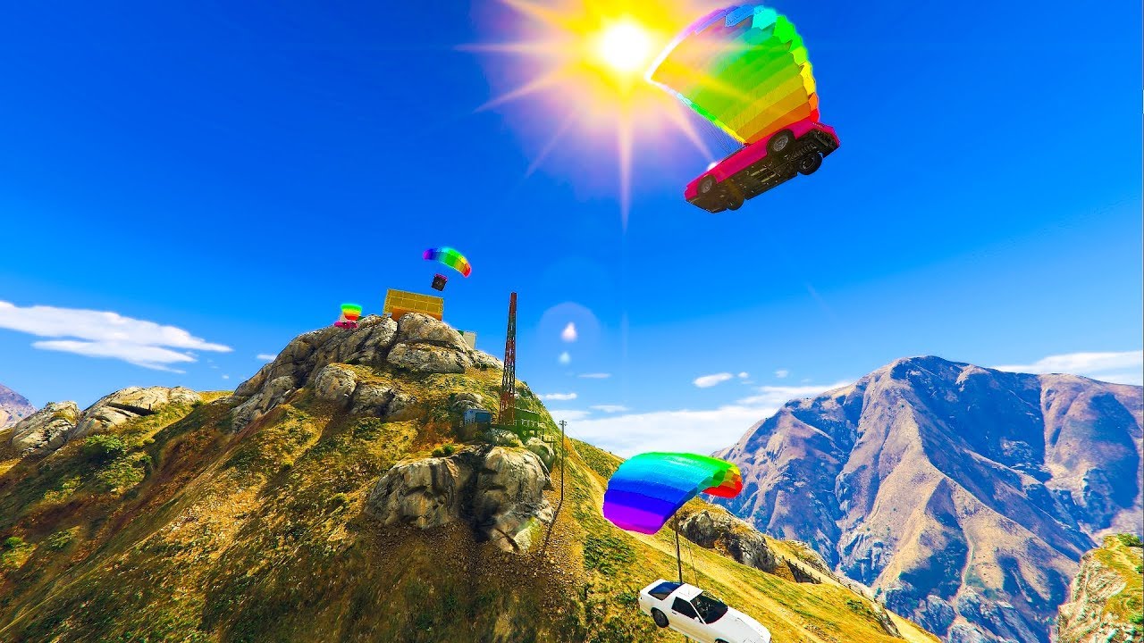 Into The WILD Stunt Race - GTA V Online Funny Moments | JeromeACE