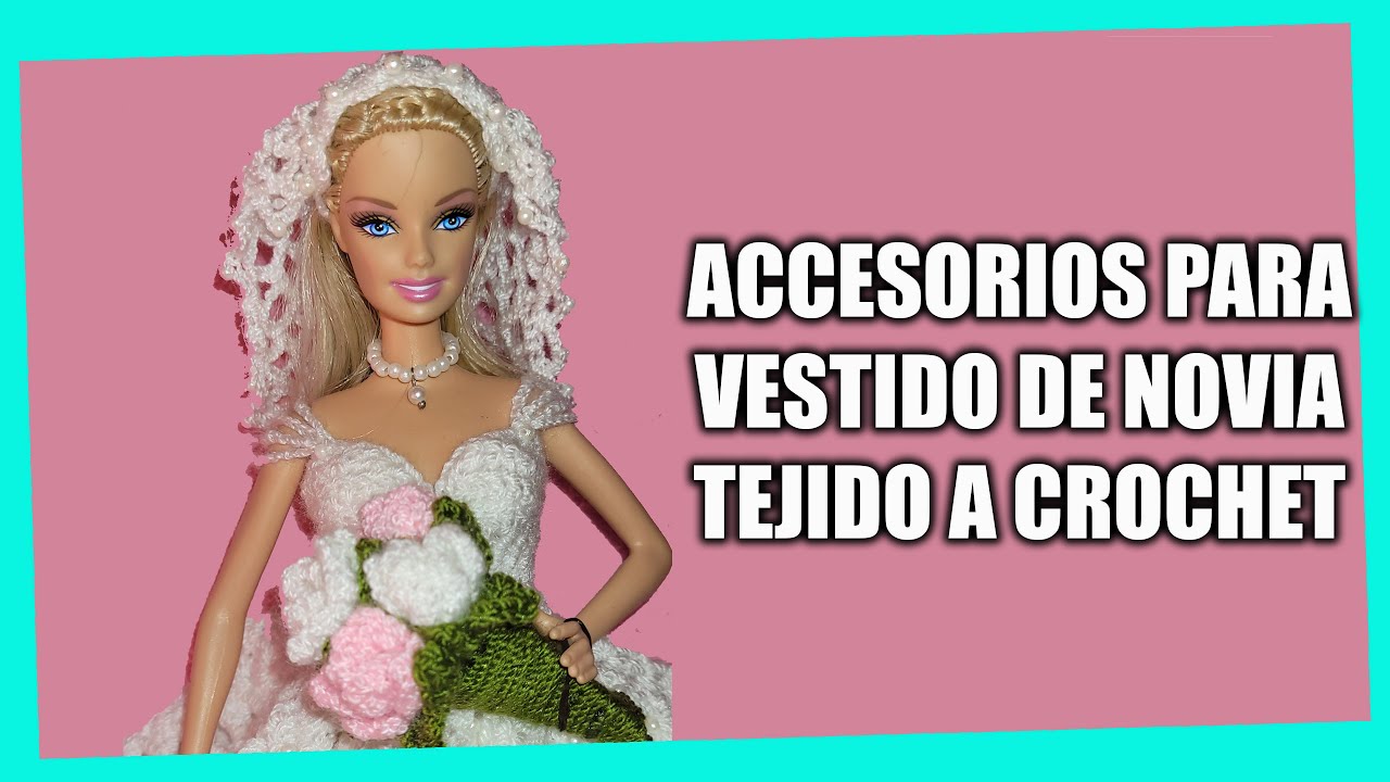 ACCESORIOS PARA VESTIDO DE NOVIA TEJIDO A CROCHET || PASO A PASO
