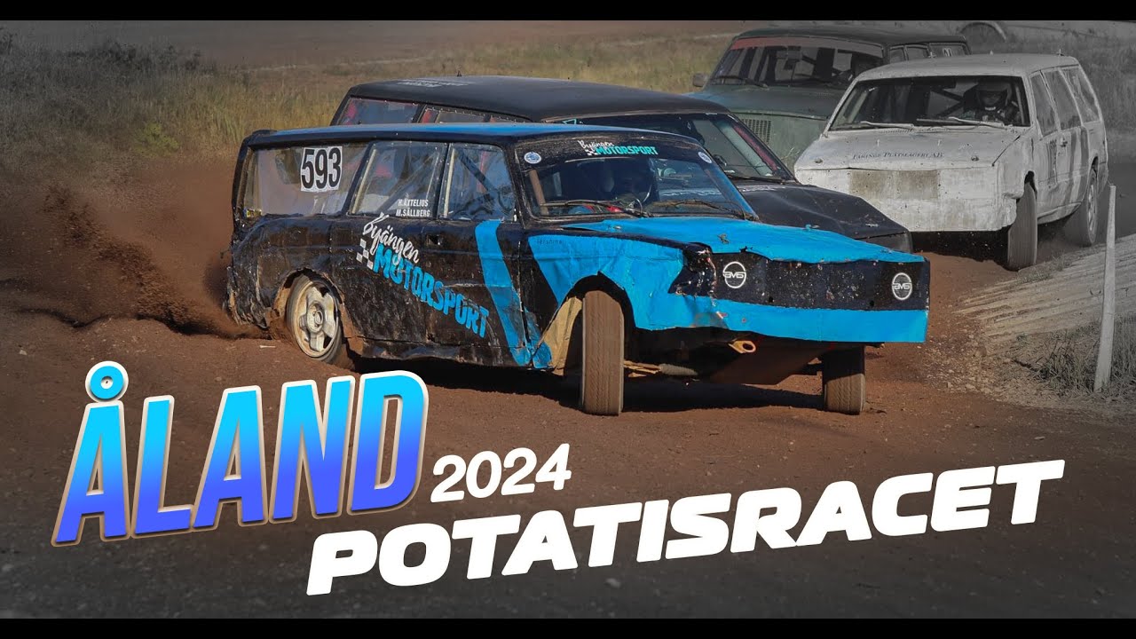 Åland Potatisracet i VOLVO 245 - Folkrace