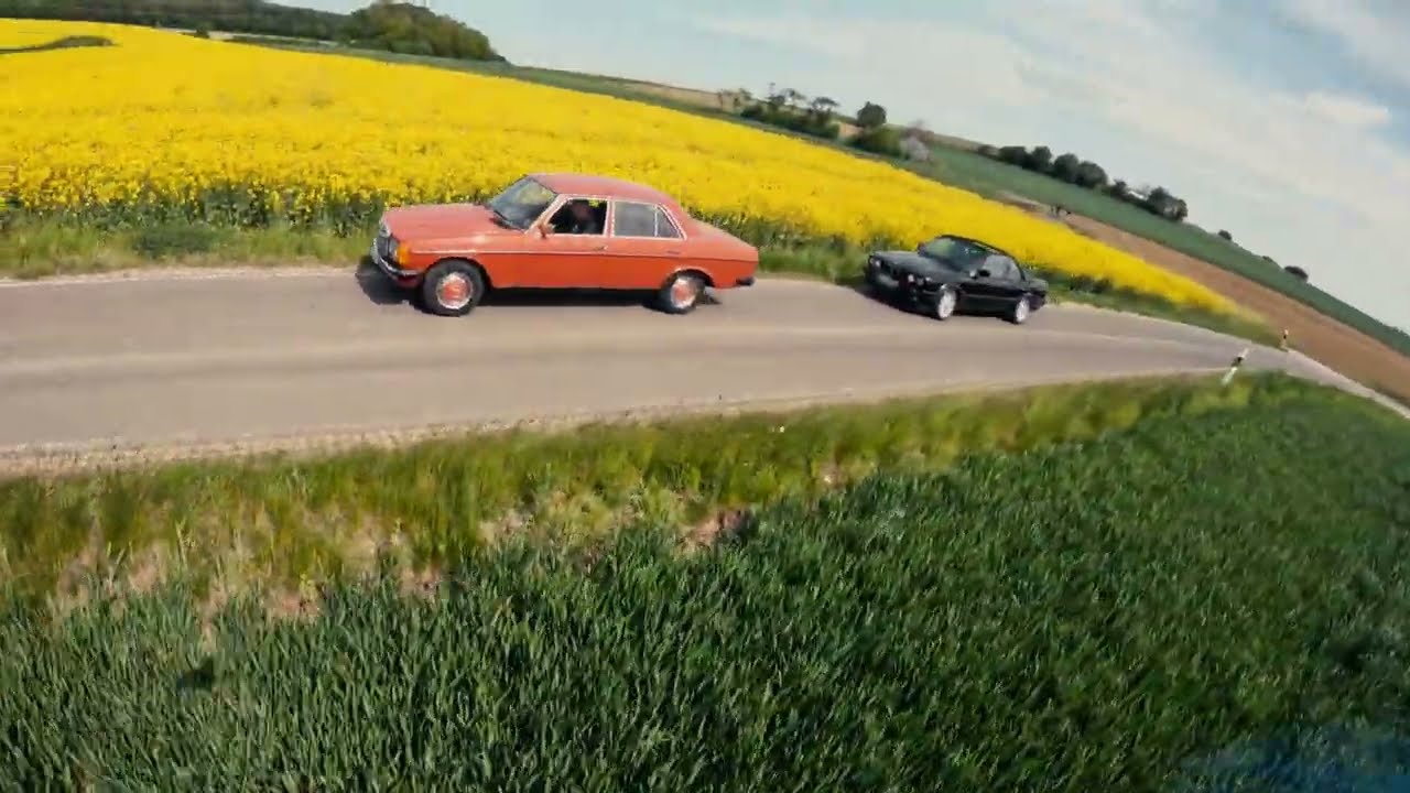 Autoverfolgung BMW E30 & MB W123 | FPV