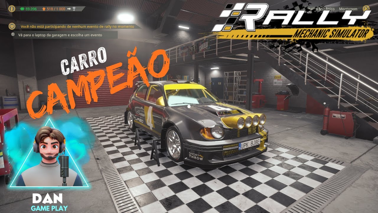 Rally Mechanic Simulator - Ganhando Corridas