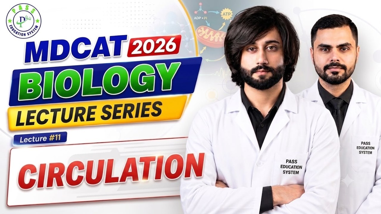 MDCAT 2026 Biology Lectures Circulation I Circulation MDCAT Lecture I MDCAT Biology Preparation 2026