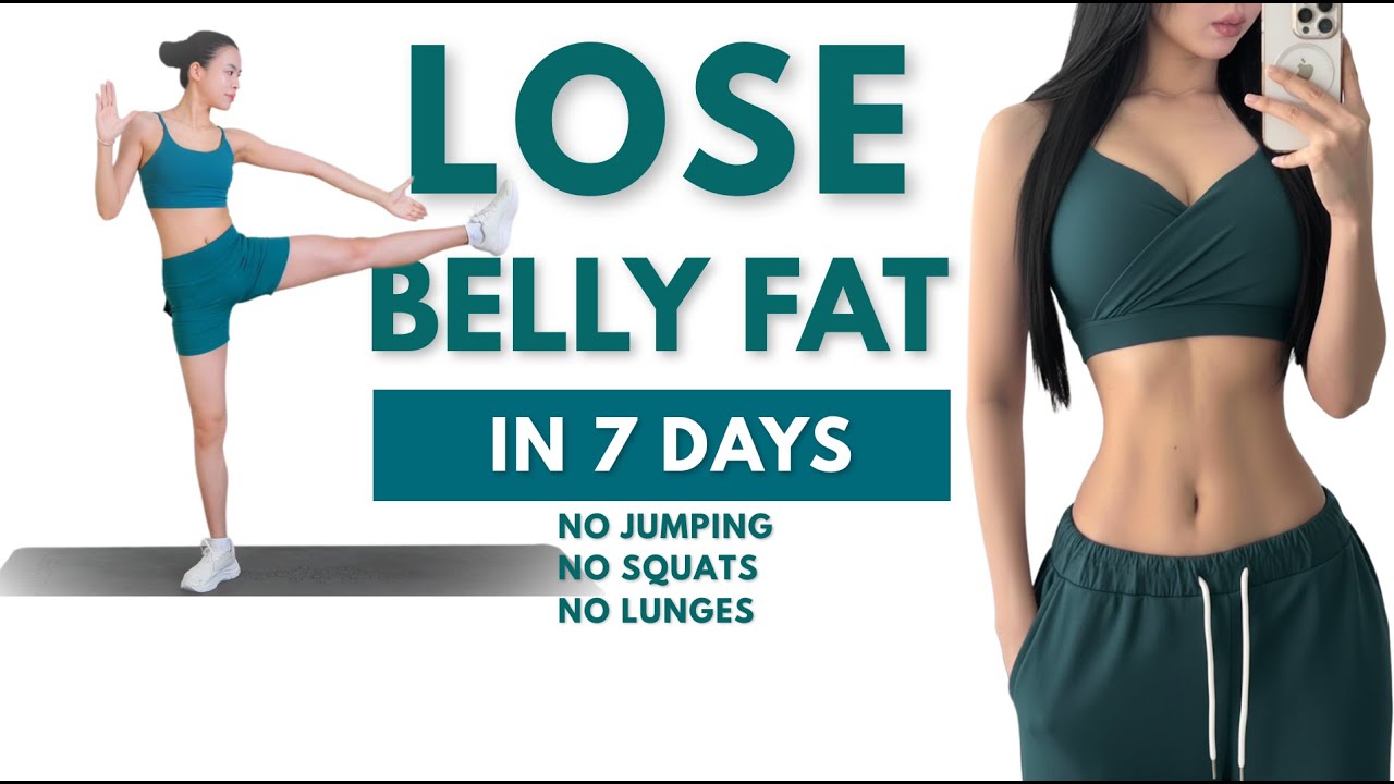 LOSE BELLY FAT in 7 Days🔥15 Min Belly Fat Loss Workout - All Standing Workout, No Jumping | Emma Fit