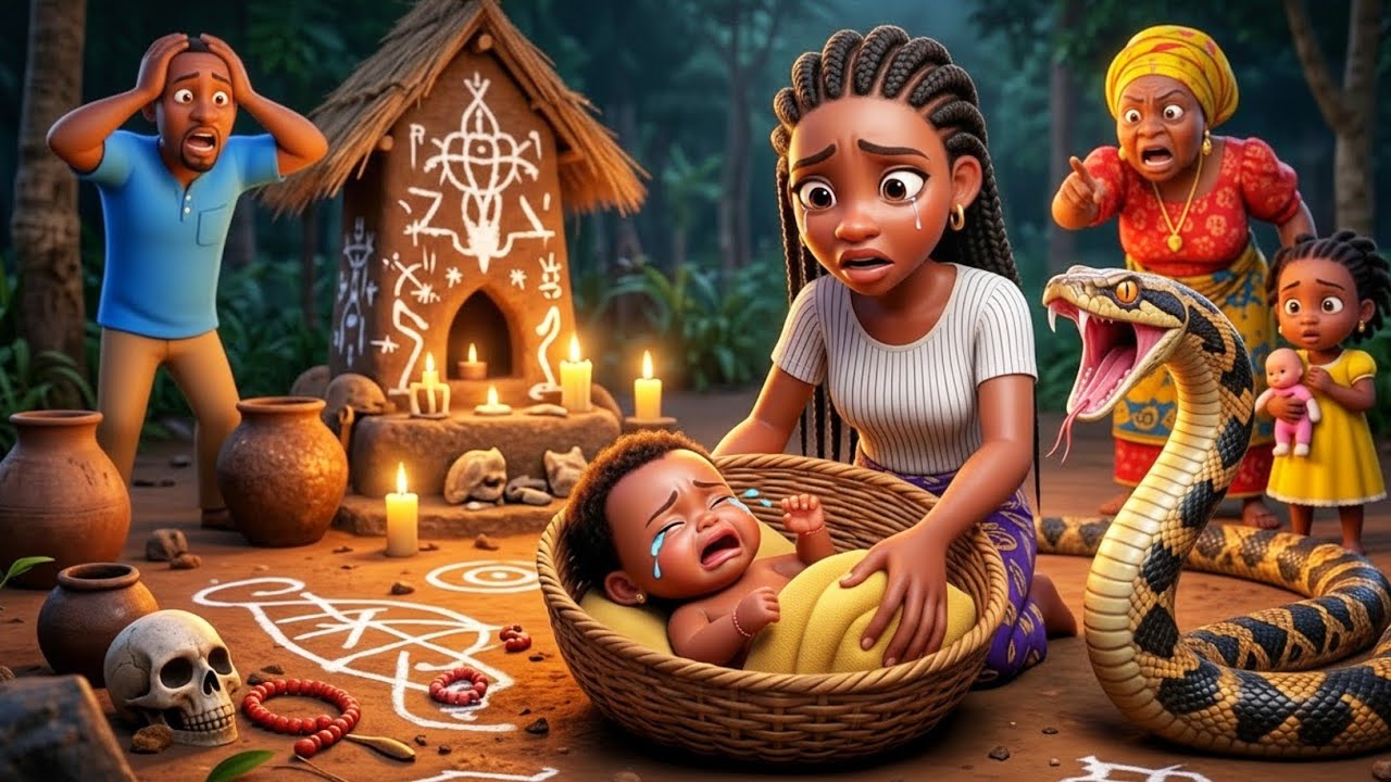 The Childless Woman Who Stole a Baby from the Shrine #africanfolktaleinenglish#nigerianstory