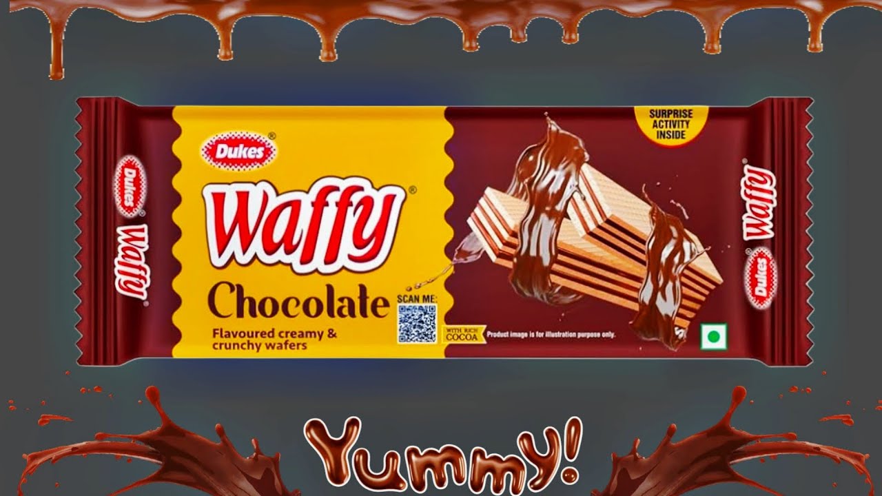 🥉 Viral Chocolate Wafer ASMR 🔥 | Dukes Waffy Unwrapping & Crunch Sounds