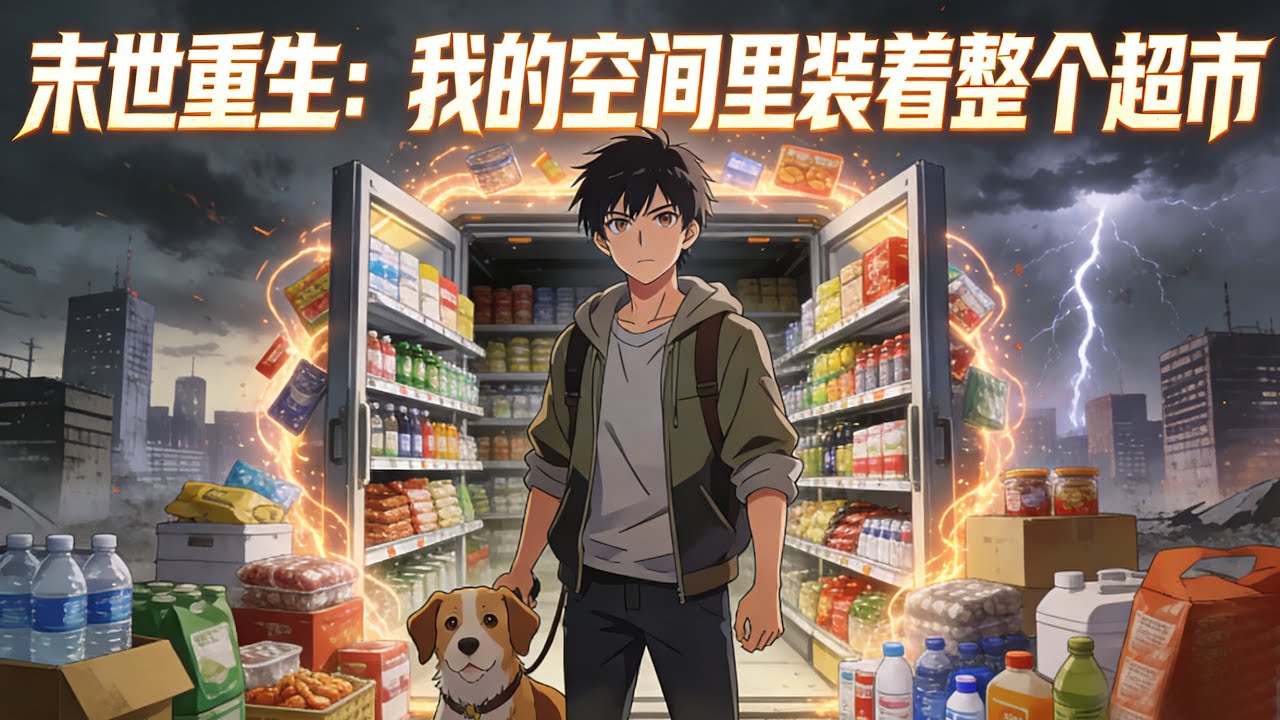 【動漫上新】🔥《末世重生：我的空間裏裝著整個量販店》重生回末世前三天，我手握空間狂囤三百億！ 當天灾降臨，我住豪宅擼狗看戲。 #動畫#逆襲#系統#小說#動畫#智绘