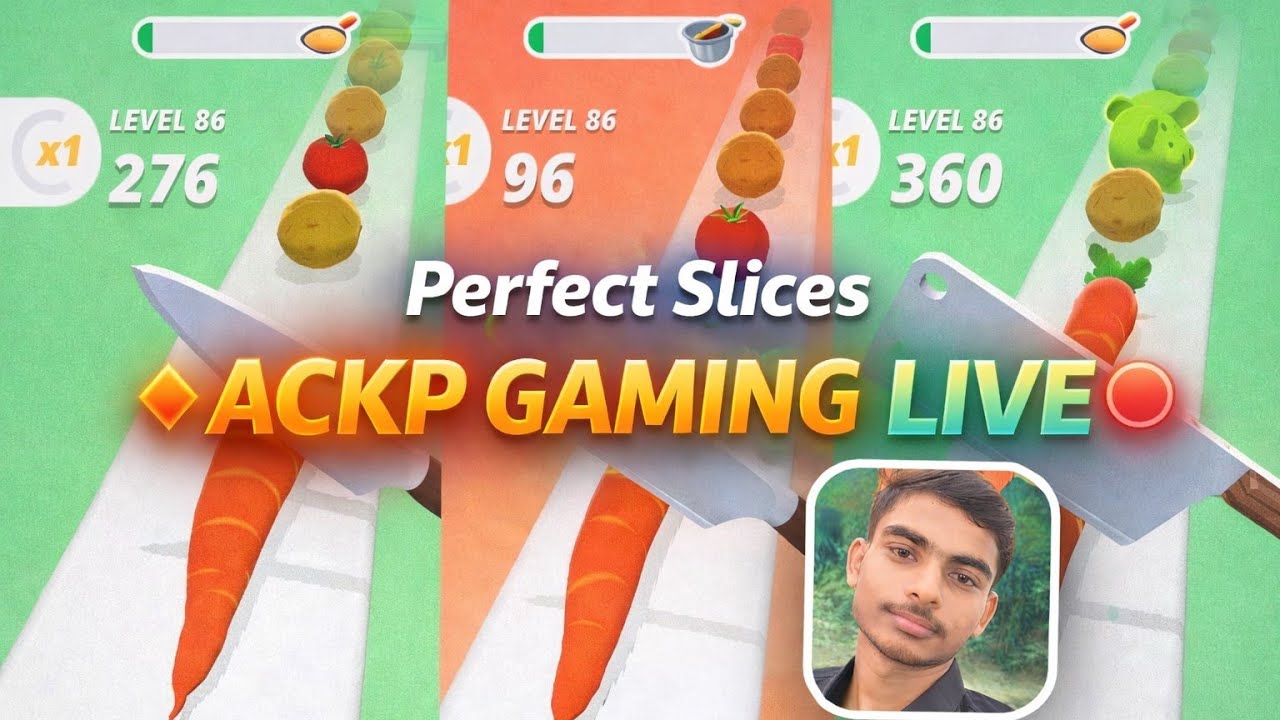 Perfect Slices 🍆🥒 live 🛑 Gameplay #07 #shortsfeed #live #perfectslices