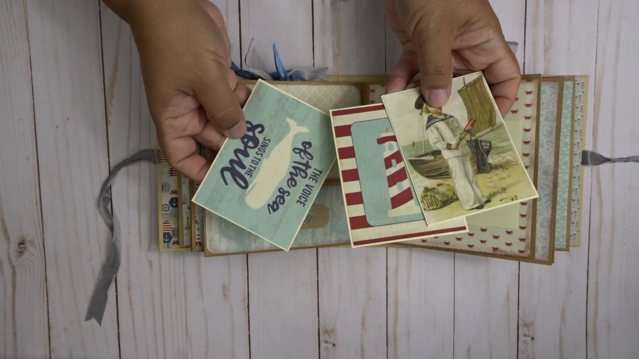 Authentique Voyage mini album for CCC Design Team