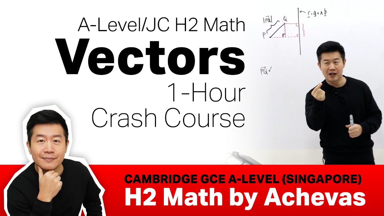 Vectors 1-Hour Revision Crash Course | Achevas A-Level JC H2 Math Tuition (Singapore)