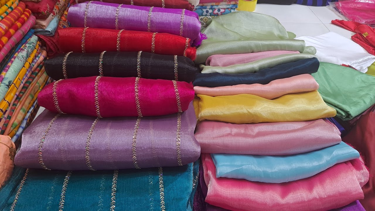 এক কালার জেমিচু এবং কারচুপি কাজ করা জেমিচু গজ কাপড় পেয়ে যাচ্ছেন একদম অফারে 😍