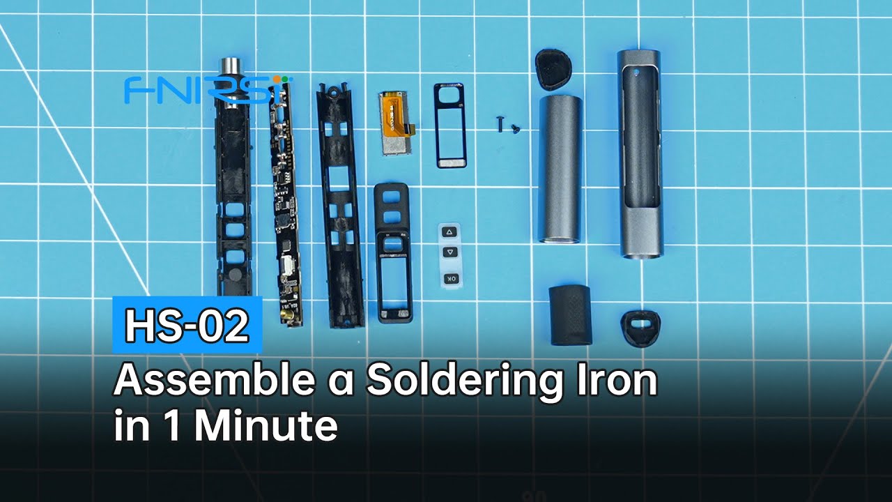 FNIRSI HS-02 | Assemble and Disassemble a Smart Soldering Iron —— What's Inside