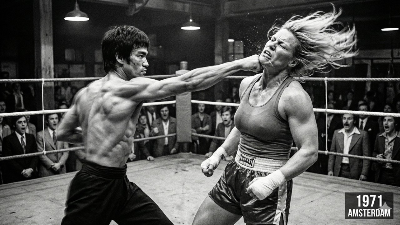 Bruce Lee Von Niederländischer Kickbox-Championin 240 Pfund Herausgefordert – Amsterdam Ring Sieg