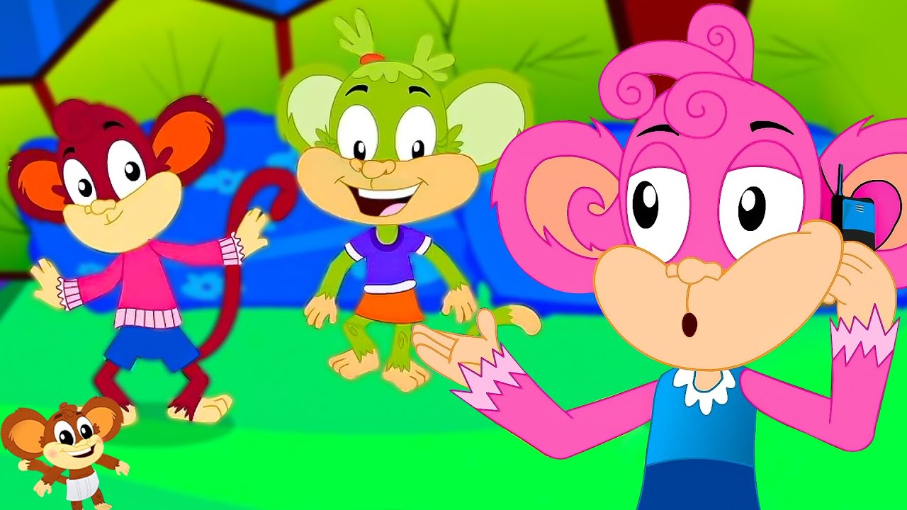 Ten Little Monkeys Jumping On the Bed Song for Kids & Toddlers