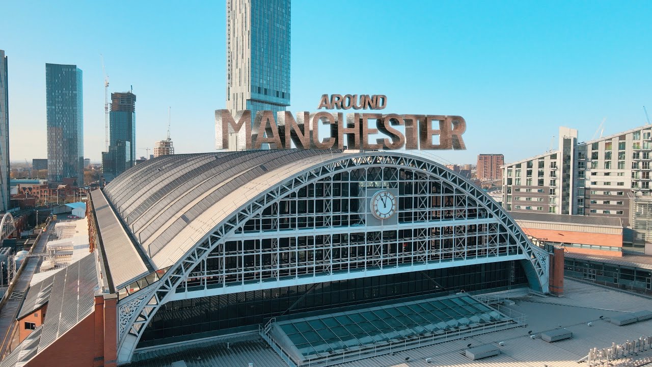 Around Manchester. (Cinematic 4k Drone Video)