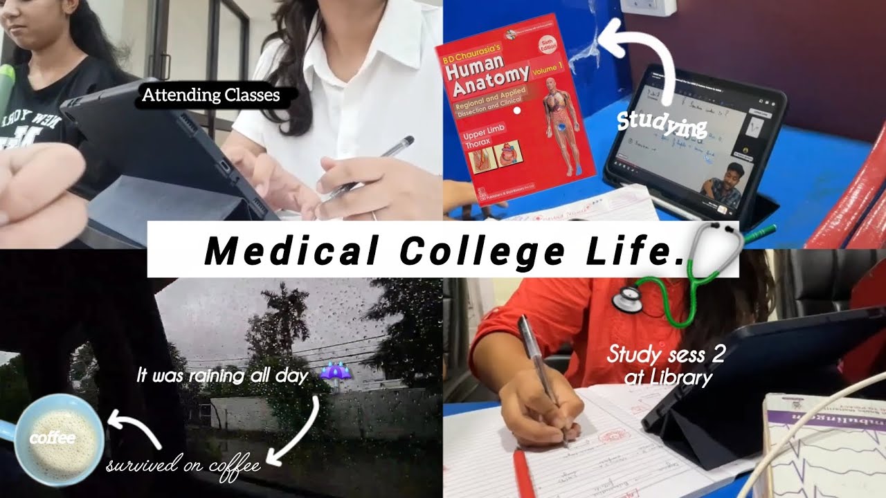Medical College Life 🩺! Day in the life of a Medical Student📚 ☕️ft. BHMS student 