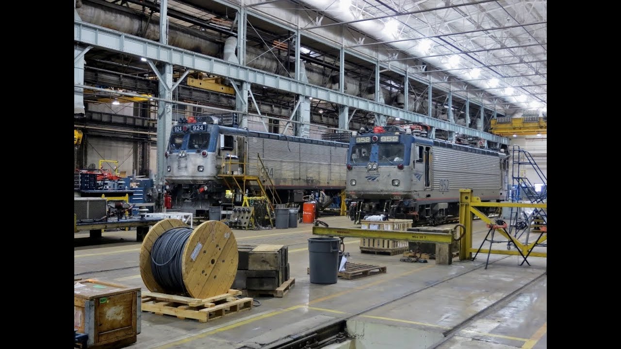 Tour of Amtrak's Wilmington Shops! MUST SEE!!