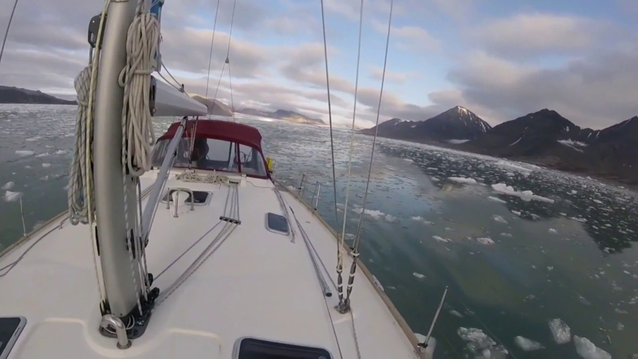 Effondrement d'un glacier (Spitzberg)