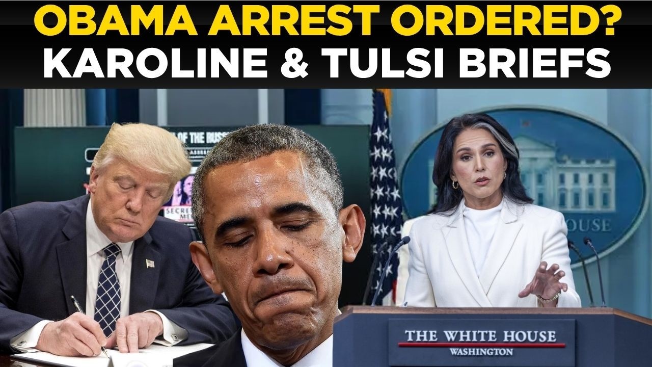 US NEWS LIVE: Obama To Be Arrested? Leavitt & Gabbard Drop Explosive Treason Charges | World News