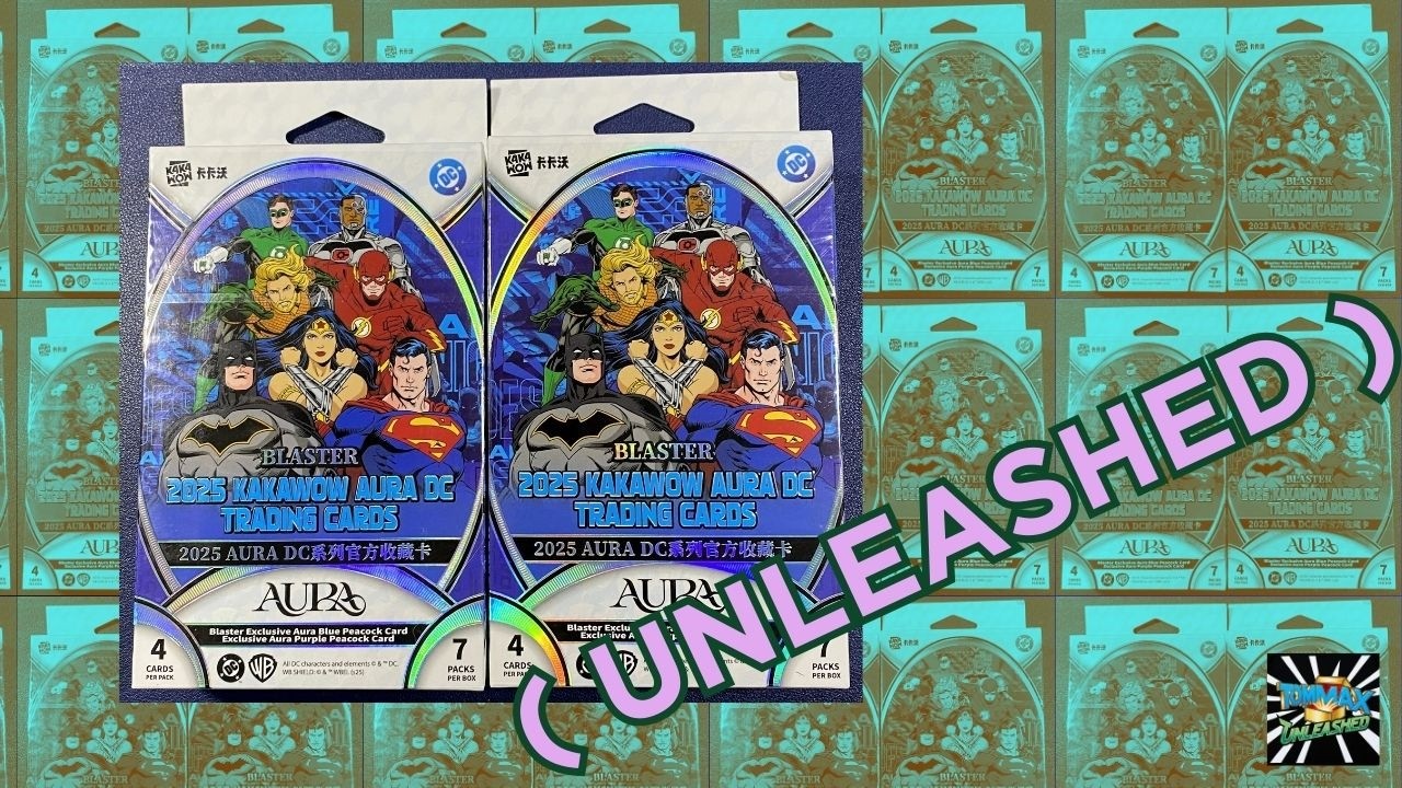 Blaster Exclusive Hits - 2025 Kakawow Aura DC Trading Cards Blaster 2 unBoxes unleashed