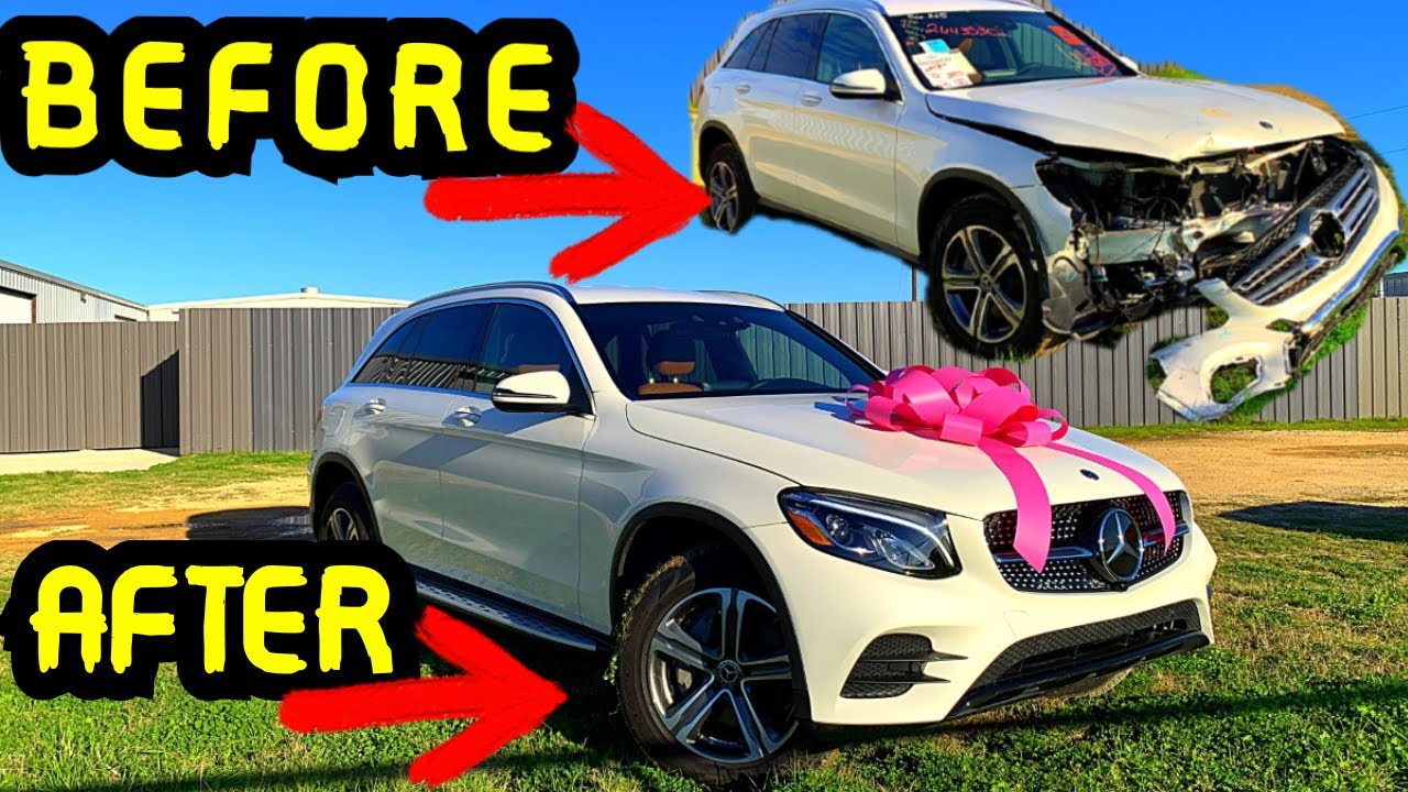 Rebuilding A Mercedes Benz GLC 300 For Cheap! Full Rebuild!