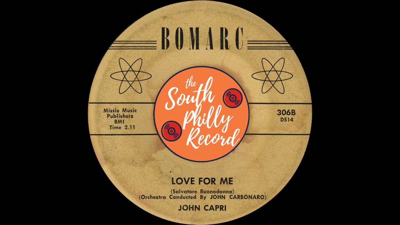 John Capri - Love For Me (Bomarc 1959)