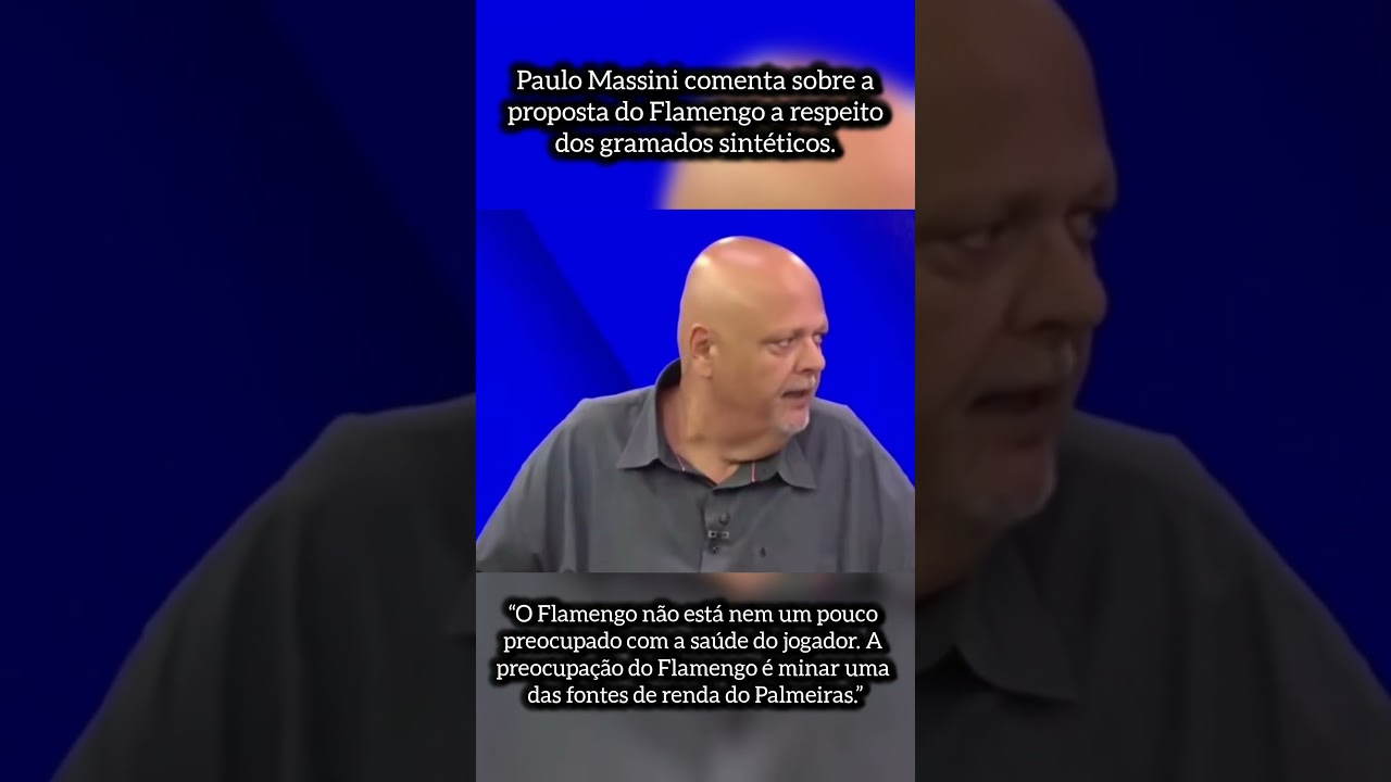 Paulo Mansini fala que o Flamengo quer tirar uma fonte de renda do Palmeiras removendo o sintético