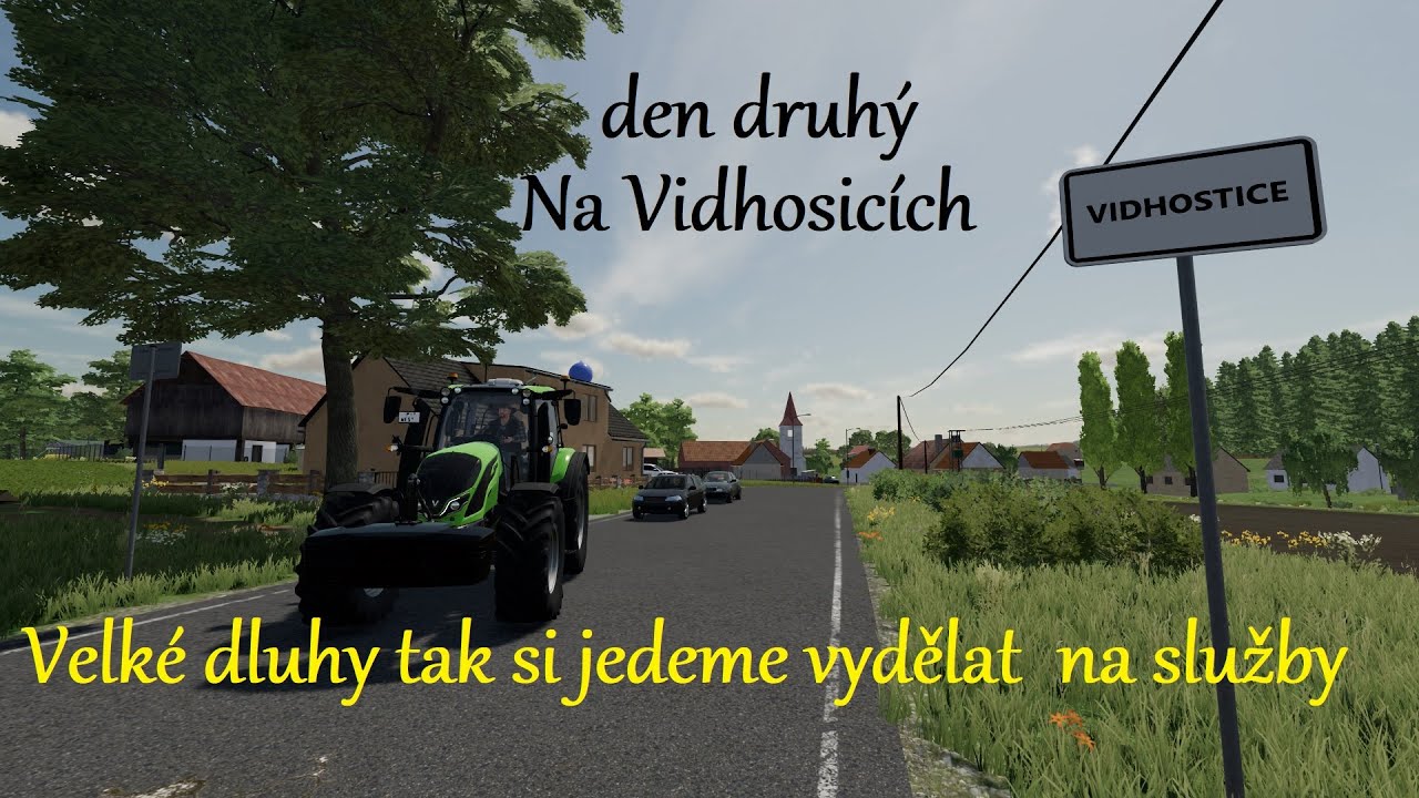 FS22 , Agro Synkov , Livestream- mapa Vidhostice - služby