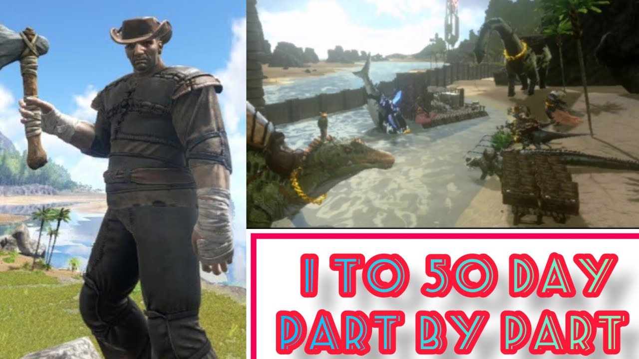 i survivor 100 days ARK mobile Hardcore 100 days survival part by part episode#4