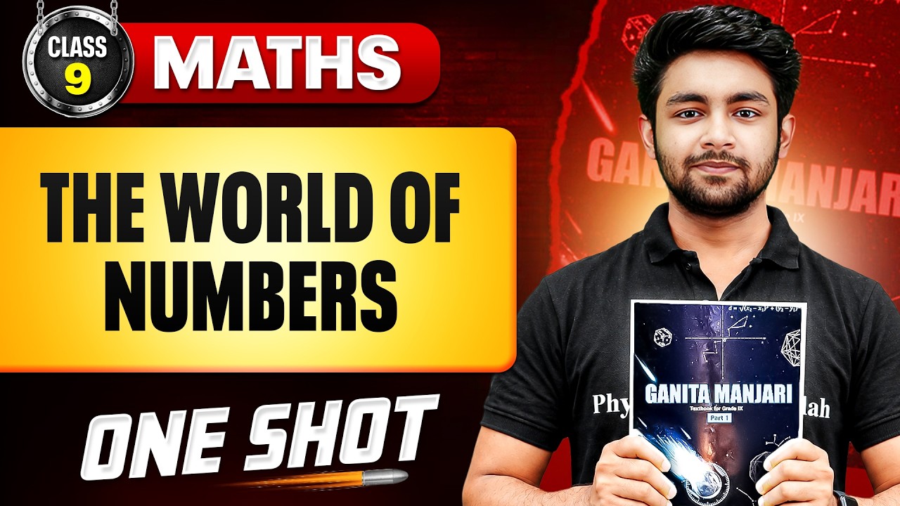 Class 9 - The World of Numbers | Chapter 3 in ONE SHOT 🔥 New Syllabus 2026-27