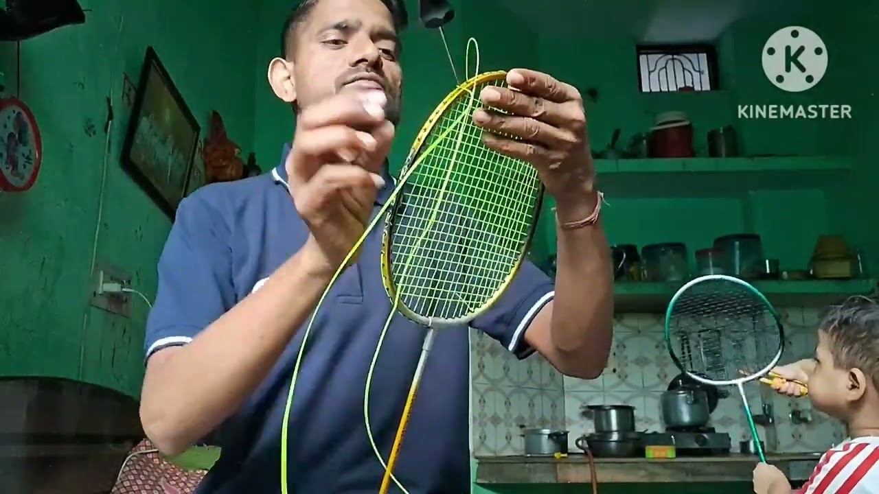 badminton racket getting manual Shankar sports#10k