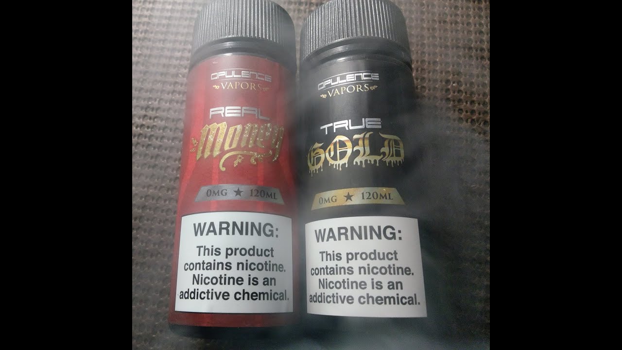 Vape Craft Inc/Opulence Vapors - Real Money & True Gold Eliquid Review