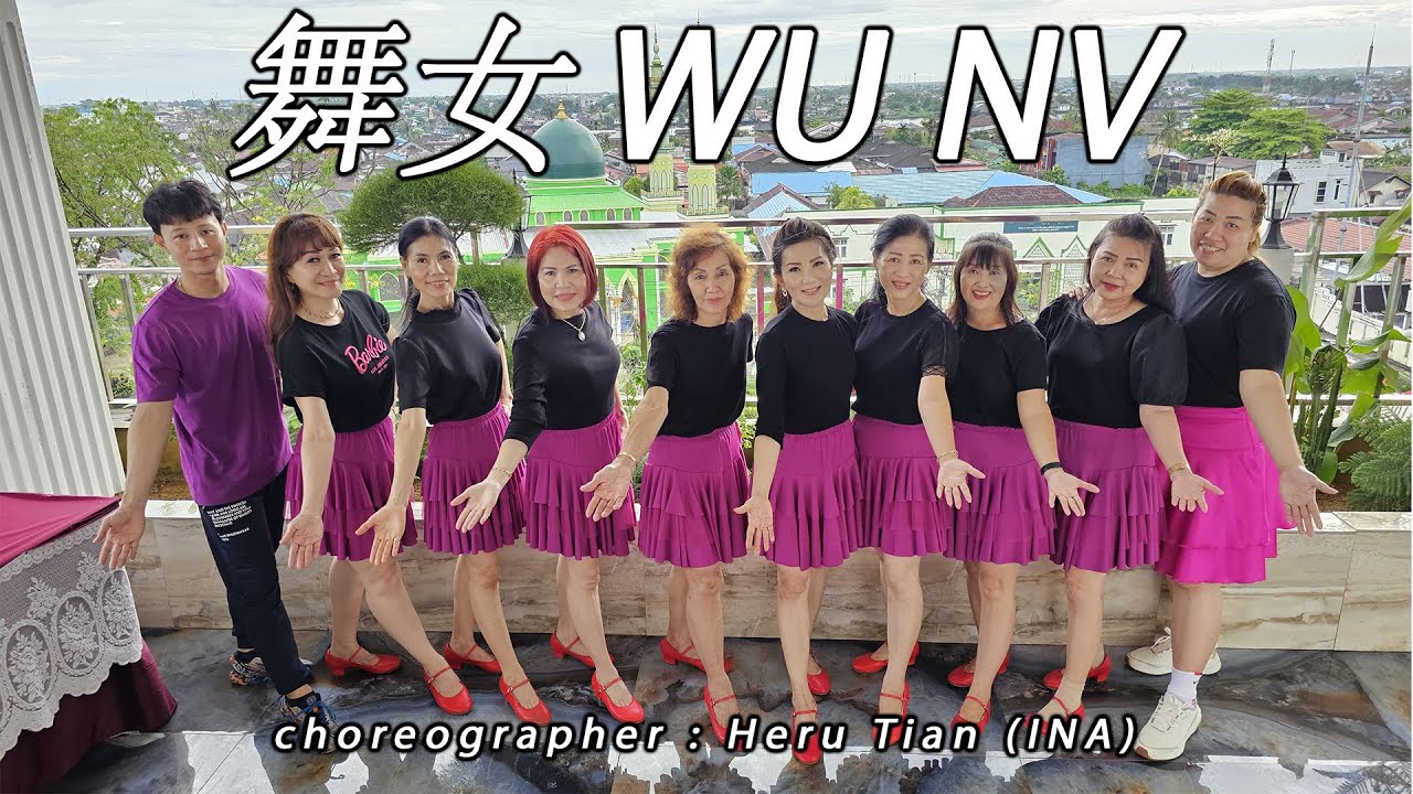 WU NV 舞女 WU NU - Han Bao Yi  韩宝仪 | LINE DANCE | MINNIE | Heru Tian
