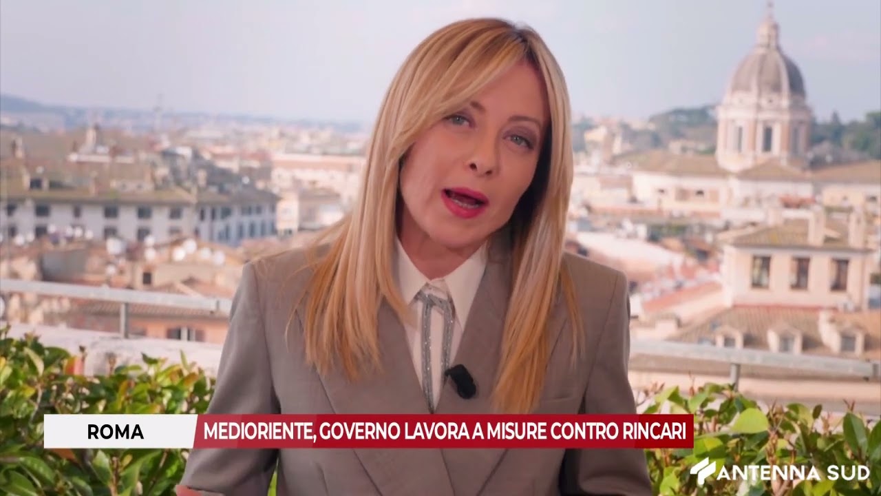 10 MARZO 2026 - ROMA: MEDIORIENTE, GOVERNO LAVORA A MISURE CONTRO RINCARI