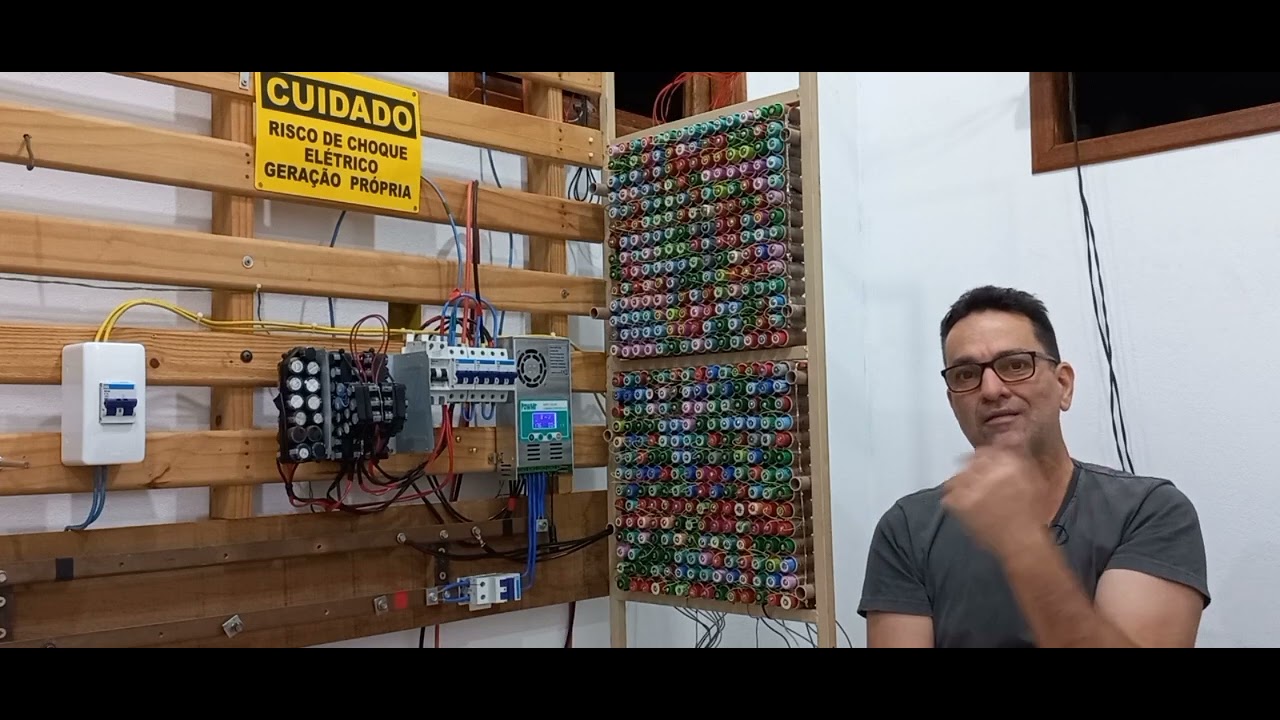 Bateria de lítio! Packs já em funcionamento.