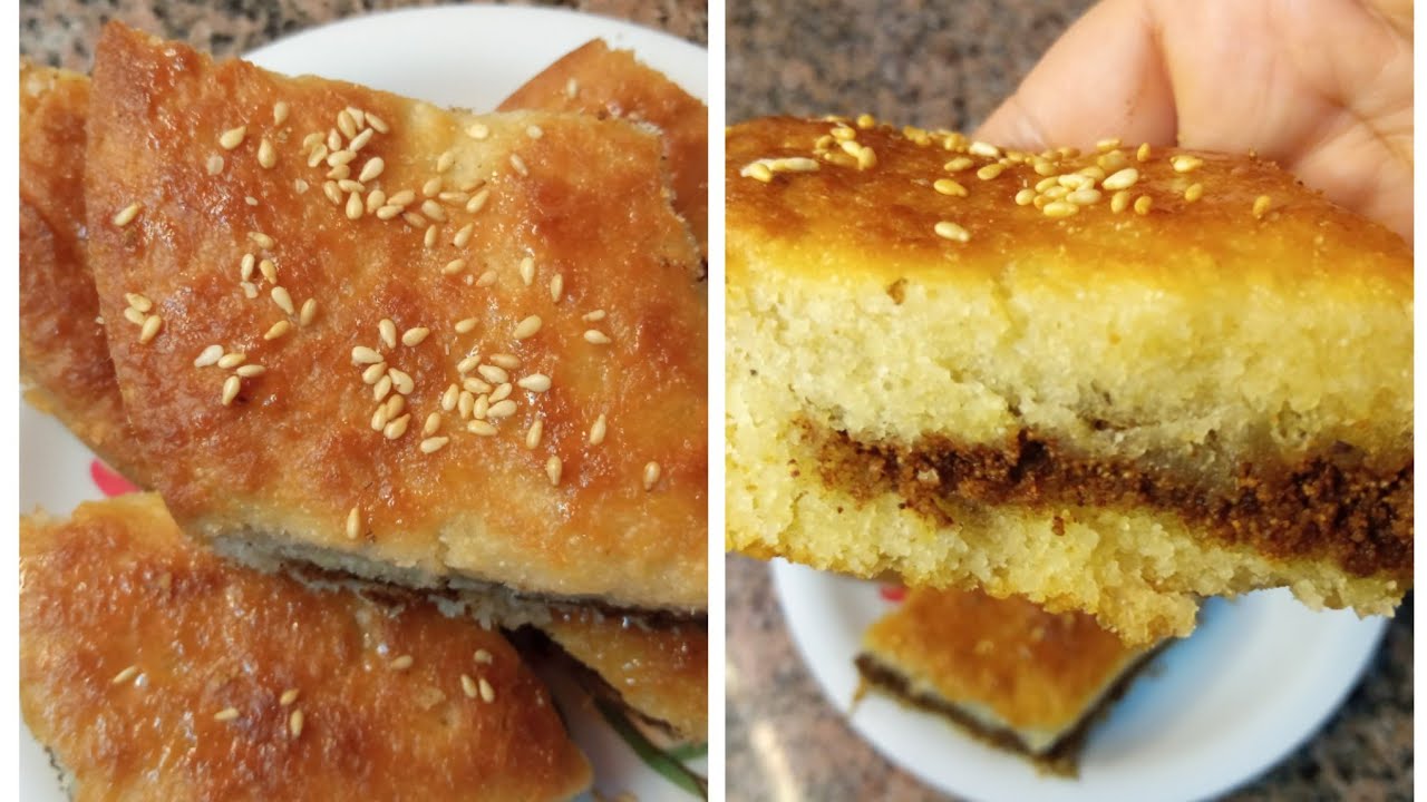 حلويات صيامي سهله وبسيطه 👍 طريقه عمل الحجازيةالصيامي طعم لايقاوم 👌 اكلات صيامي 😋 أكلات نباتية