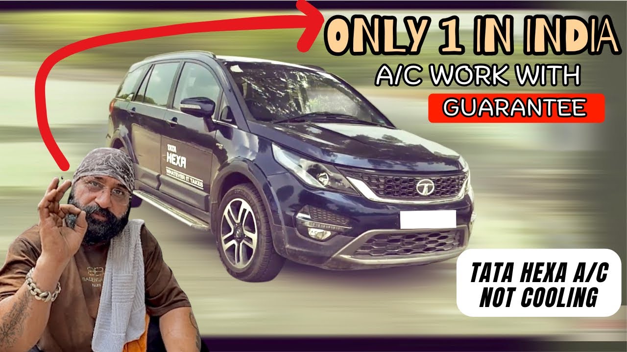 JASBIR CAR A/C Mechanic Delhi🔥|| Tata hexa ac compressor problem || Best ac mechanic || Subros 3036