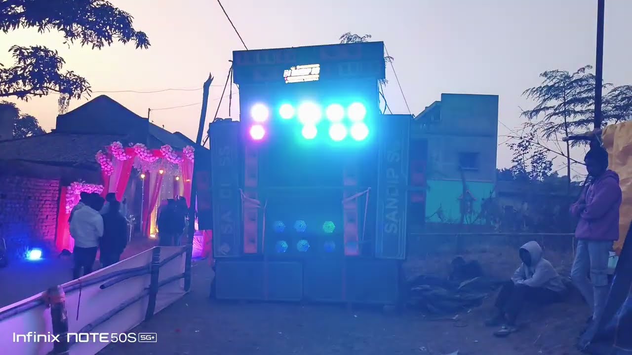 Dj Sandip SS Sound testing 🔥 Dumari Saraswati Puja standing Setup 2026