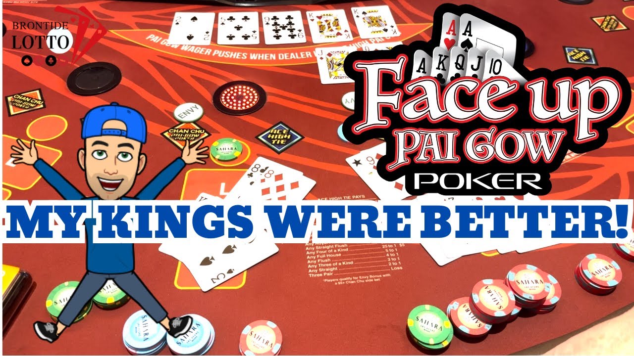 🃏MY KINGS WERE BETTER!! FACE UP PAIGOW 