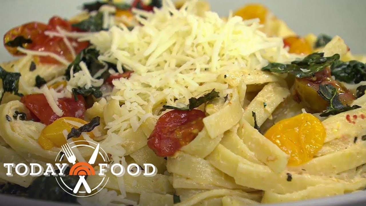 Vermont-inspired creamy garden pasta: Get the recipe!