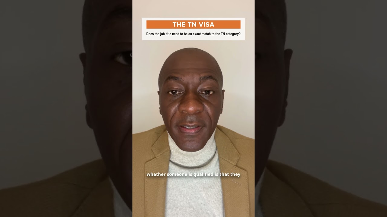 Does the job title need to be an exact match to the TN visa category? 