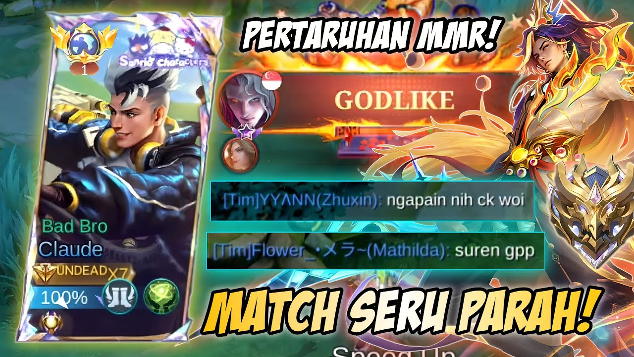 MATCH SERU PARAH! LAWAN ARLOT SPEK PENJOKI? SATU TEAM DIBANTAI HABIS SAMPE MINTA SURREND! | MLBB