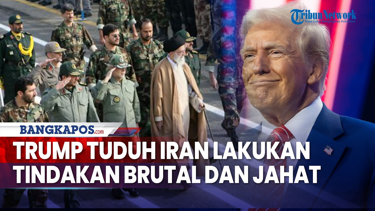 Trump Tuduh Iran Melakukan Tindakan Brutal, Iran Kembali Gempur Pangkalan AS