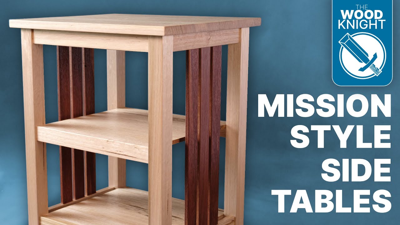 Woodworking: Mission Style Sidetables - Free plans!