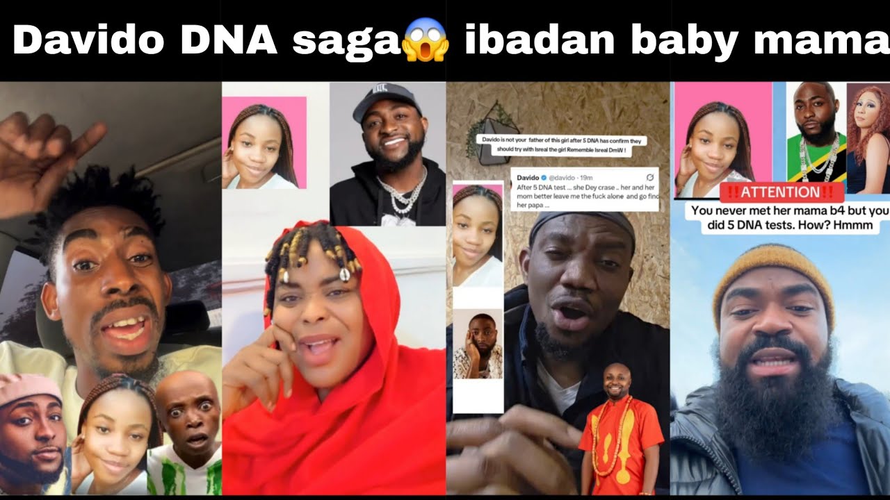 Davido you are my Father😱 Nigerians🇳🇬 react DNA saga Anu adeleke ibadan baby mama resurface 